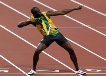 Usain Bolt celebración