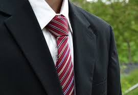 el nudo de la corbata